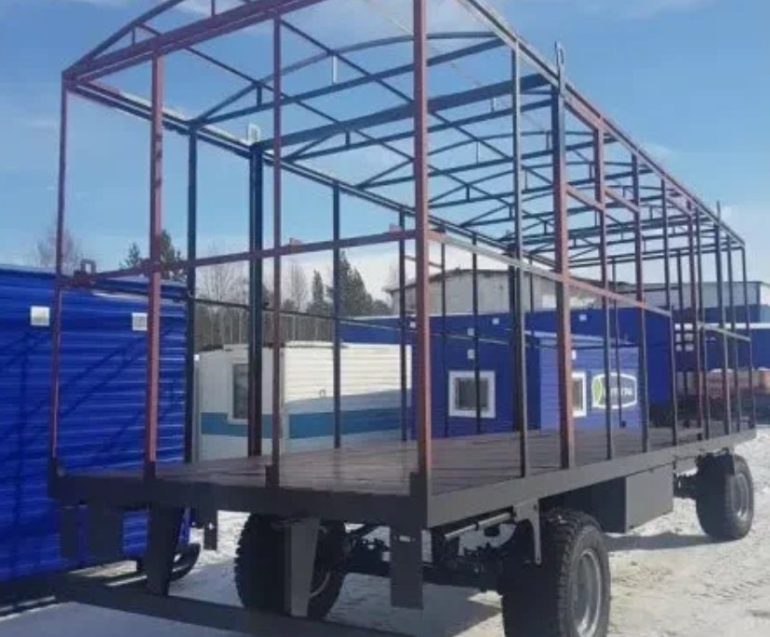 Изнутри производства: этапы сборки вагона-дома на шасси от каркаса до отделки